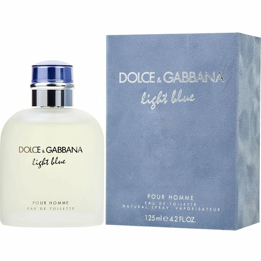 Dolce & Gabbana Light Blue Pour Homme Eau de Toilette Spray for Men 125ml / 75ml – New In Box