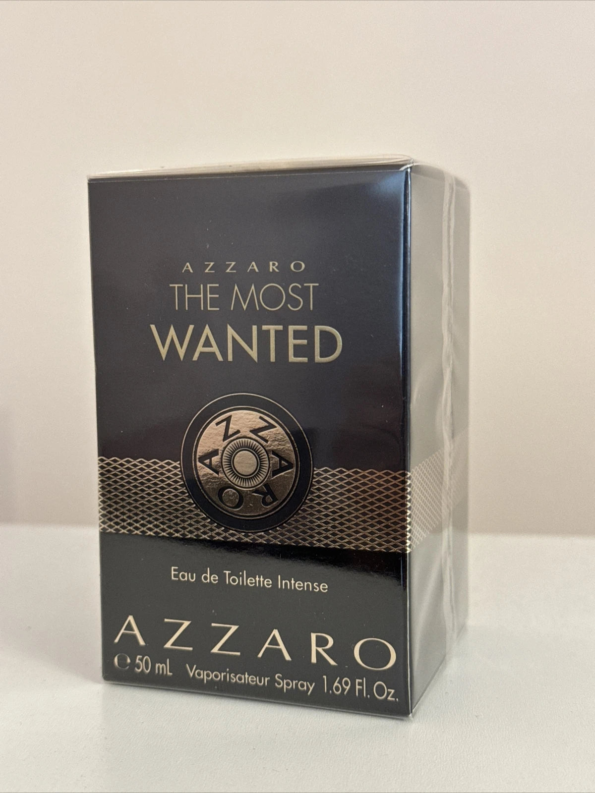 AZZARO The Most Wanted EDT Intense for Men Eau de Toilette Spray 1.69 fl oz / 50ml - New & Sealed