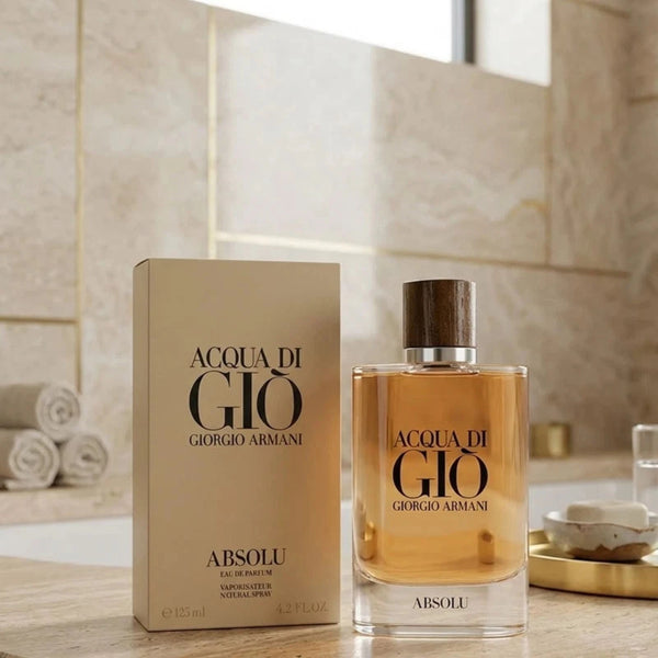 Acqua Di Gio Absolu by Giorgio Armani Eau de Parfum for Men 4.2 oz / 125 ml – New Sealed