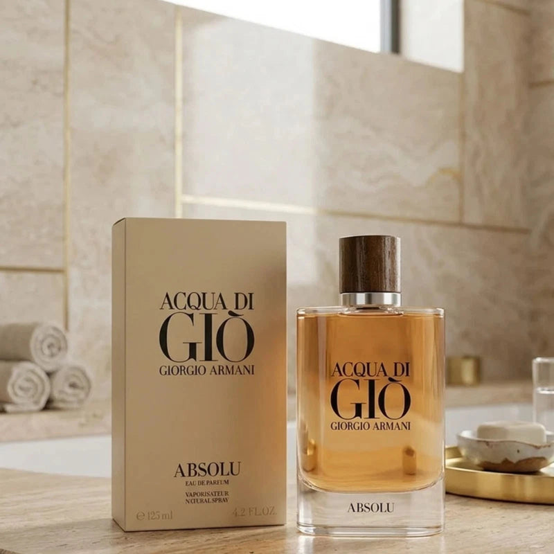 Acqua Di Gio Absolu by Giorgio Armani Eau de Parfum for Men 4.2 oz / 125 ml – New Sealed