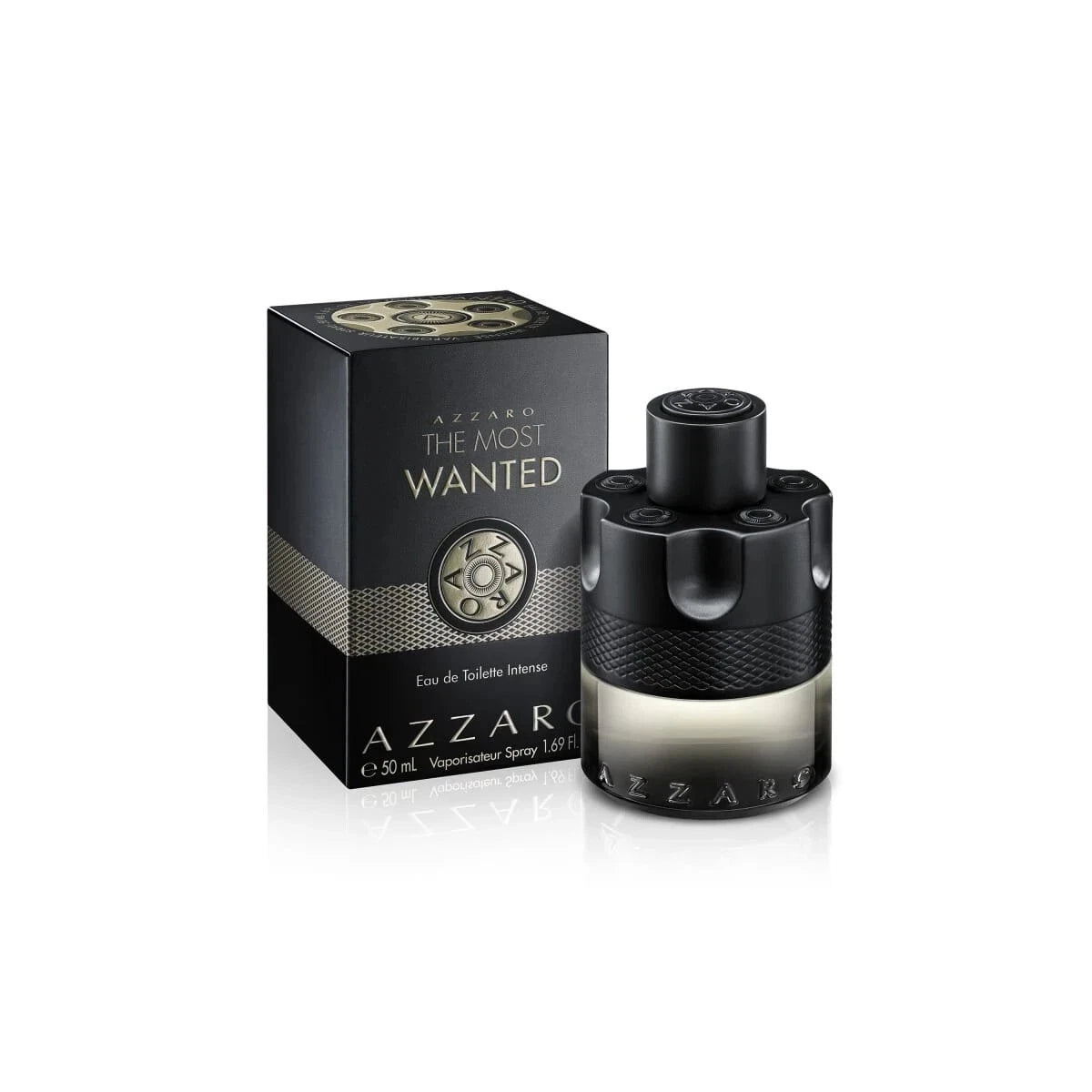 AZZARO The Most Wanted EDT Intense for Men Eau de Toilette Spray 1.69 fl oz / 50ml - New & Sealed