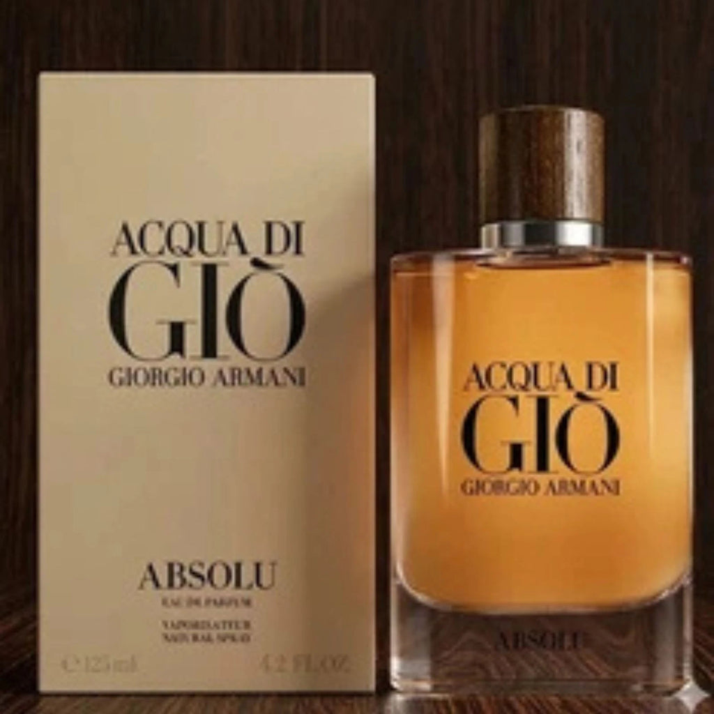 Acqua Di Gio Absolu by Giorgio Armani Eau de Parfum for Men 4.2 oz / 125 ml – New Sealed